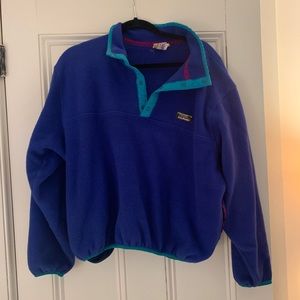 Vintage LL Bean Blue Fleece